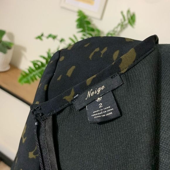 ♻️🌿Maison Scotch | Neige Leopard Print Dress - Picture 8 of 15